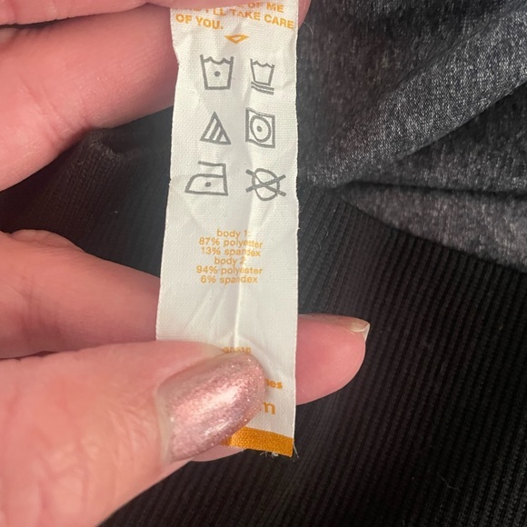 Lucy gray black full zip hooded jacket ladies size M‎ - Picture 6 of 7